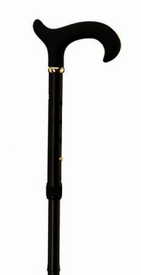 folding cane,  black colour,soft handle